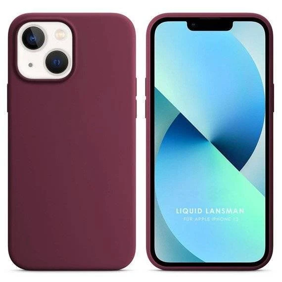 Apple iPhone 14 Plus 6.7'' Liquit Lansman Silikon Bordo ürün görseli 1
