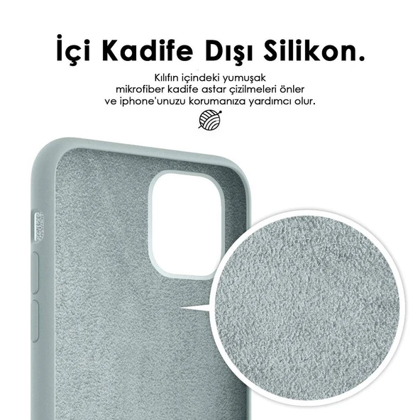 Apple iPhone 14 Plus 6.7'' Liquit Lansman Silikon Bordo - Resim 3