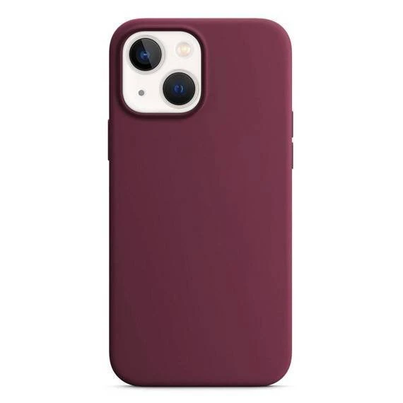 Apple iPhone 14 Plus 6.7'' Liquit Lansman Silikon Bordo - Resim 2