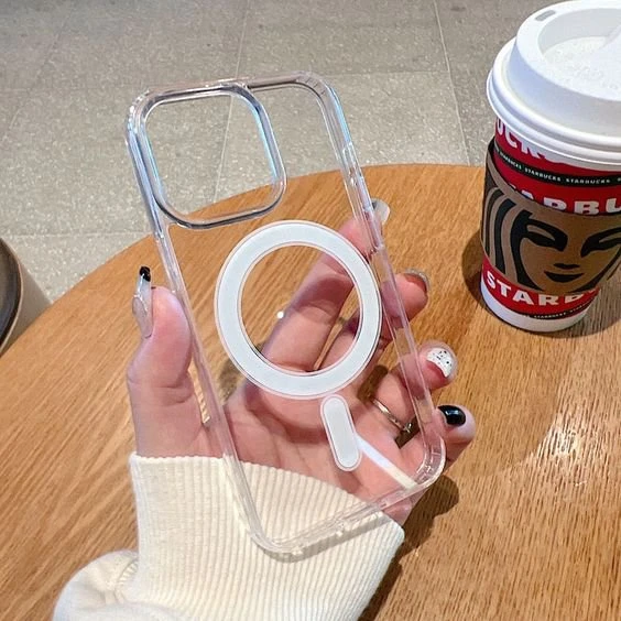 Apple iPhone 12 6.1'' Magsafe Şeffaf Silikon Kılıf - Resim 3