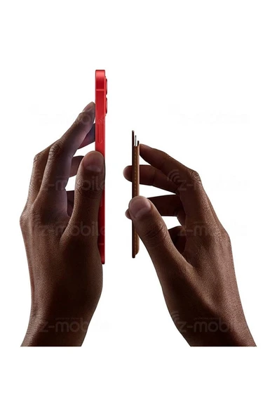 Apple iPhone 12 Mini Deri Cüzdan MagSafe Yeşil - Resim 2