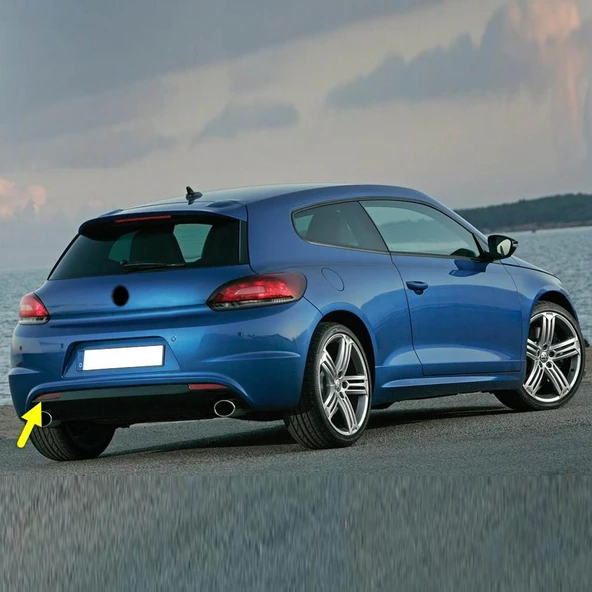 VW Scirocco R-Line 2009-2014 Arka Tampon Sol Reflektörü 1K8945105B ürün görseli 1