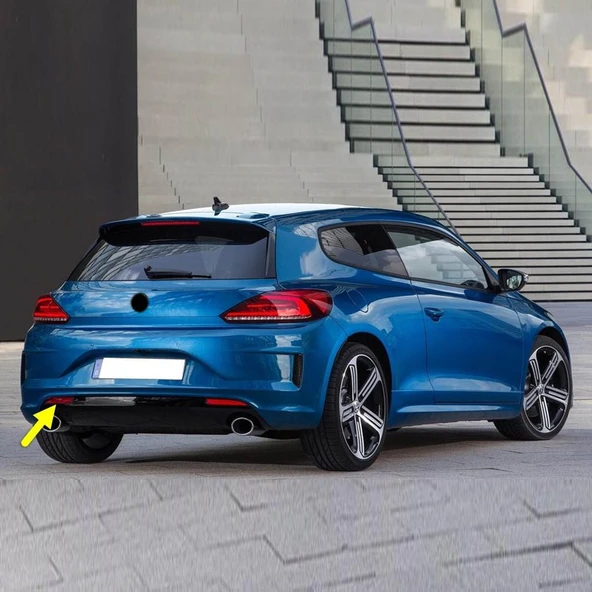 VW Scirocco R-Line 2015-2018 Arka Tampon Sol Reflektörü 1K8945105B ürün görseli 1