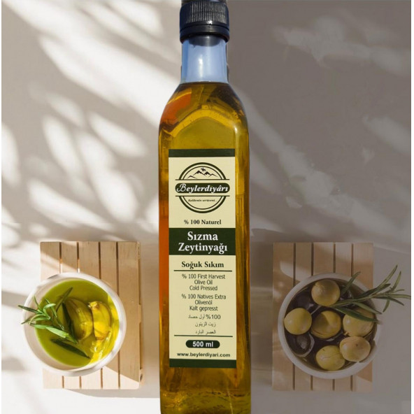 BEYLER DİYARI Natural Sızma Zeytinyağı 500 ml ürün görseli 1