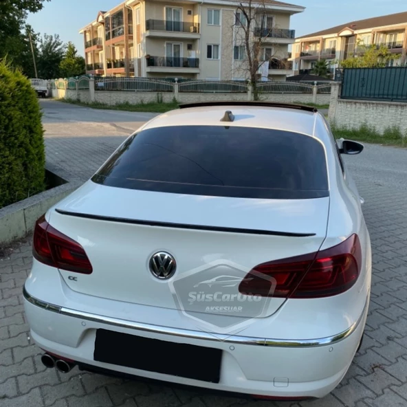 Volkswagen Passat CC 2009-2016 Bagaj Üstü Spoiler Çıtası Piano Black-Parlak Beyaz ürün görseli 1