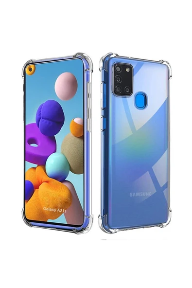 Samsung Galaxy A21S Şeffaf Tank Silikon Kapak ürün görseli 1