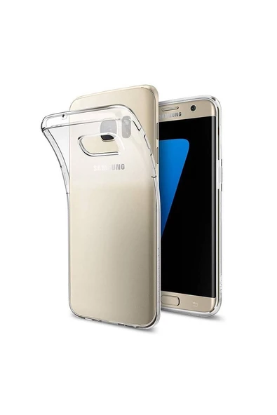 Samsung Galaxy S7 Edge Premium Silikon Kılıf Şeffaf ürün görseli 1