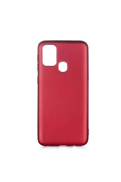 Samsung Galaxy M31 Premium Silikon Kılıf Bordo ürün görseli 1