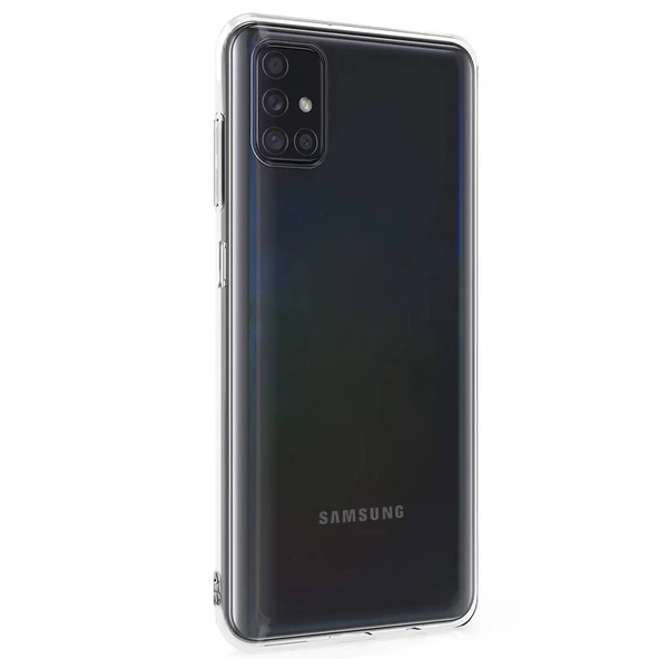 Samsung Galaxy M51 Premium Silikon Kılıf Şeffaf ürün görseli 1