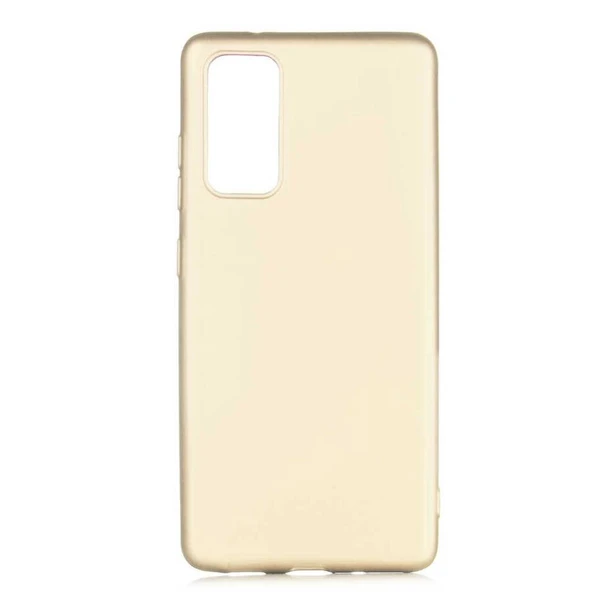 Samsung Galaxy S20 Ultra Premium Silikon Kılıf Gold ürün görseli 1