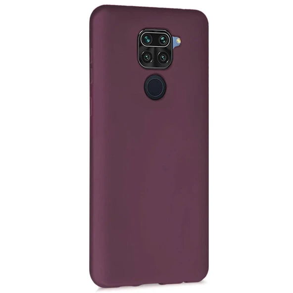 Xiaomi Redmi Note 9 Premium Silikon Kılıf Mor ürün görseli 1
