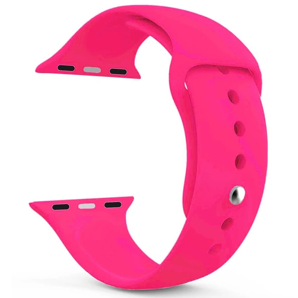 Apple Watch Series SE 40 MM Silikon Kordon Pembe ürün görseli 1