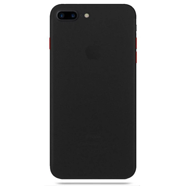Apple iPhone 7 Plus Transparent Slim Case Siyah ürün görseli 1