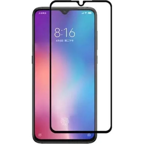 Samsung Galaxy A50 6D Tam Kaplayan Full Cam Ekran Koruyucu Siyah ürün görseli 1