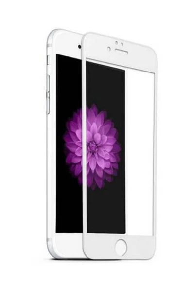 Apple iPhone 6 6D Tam Kaplayan Full Cam Ekran Koruyucu Beyaz ürün görseli 1