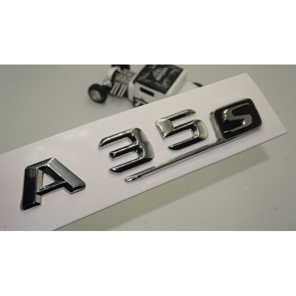 A35 S Bagaj Krom Metal 3M 3D Yazı Logo ürün görseli 1
