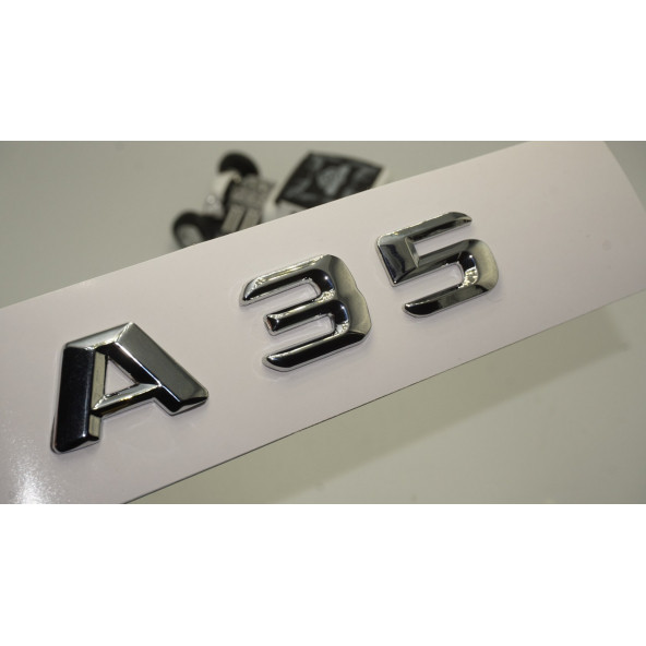 A35 Bagaj Krom Metal 3M 3D Yazı Logo ürün görseli 1