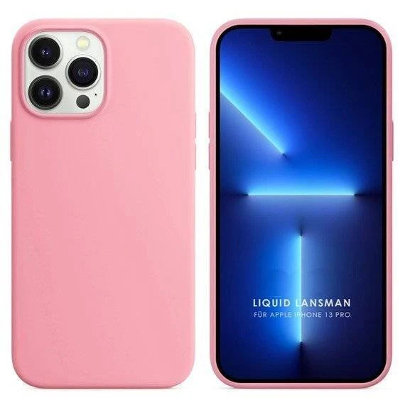Apple iPhone 14 Pro Max 6.7'' Liquit Lansman Silikon Pembe ürün görseli 1