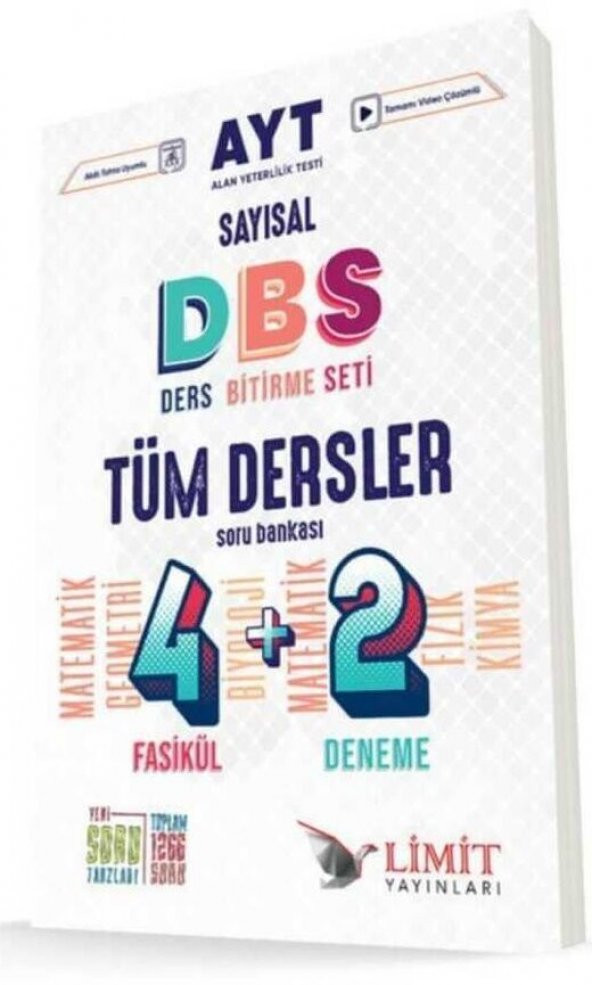 Limit Yayınları AYT Sayısal Ders Bitirme Seti Tüm Dersler Soru Bankası ürün görseli 1