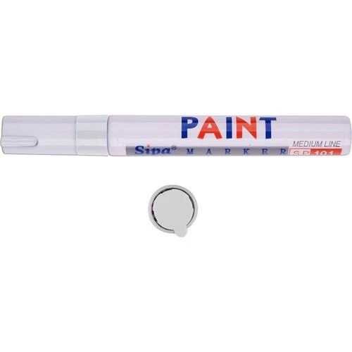 SIPA PAINT MARKER BEYAZ TEKLI (110) - Resim 2
