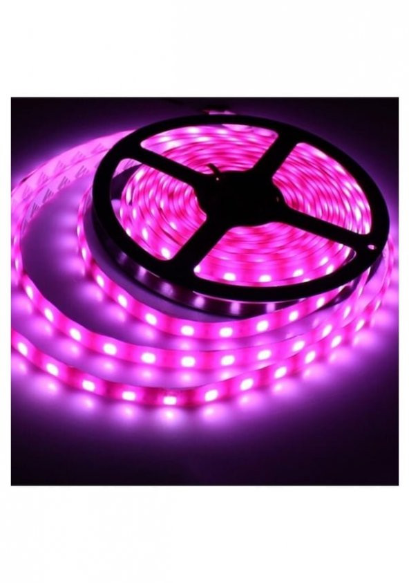 İç Mekan 10 çipli Şerit Led Pembe 1 metre ürün görseli 1