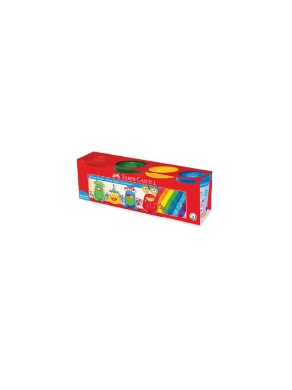 FABER CASTEL OYUN HAMURU 100 GR 4 KLASİK RENK ürün görseli 1