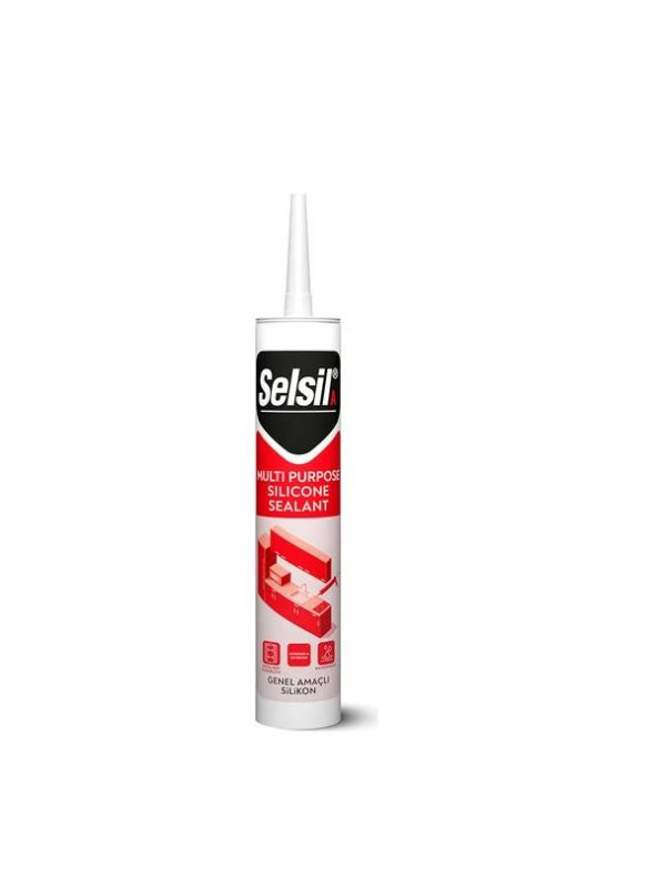 Selsil Silikon Antrasit 280ml ürün görseli 1