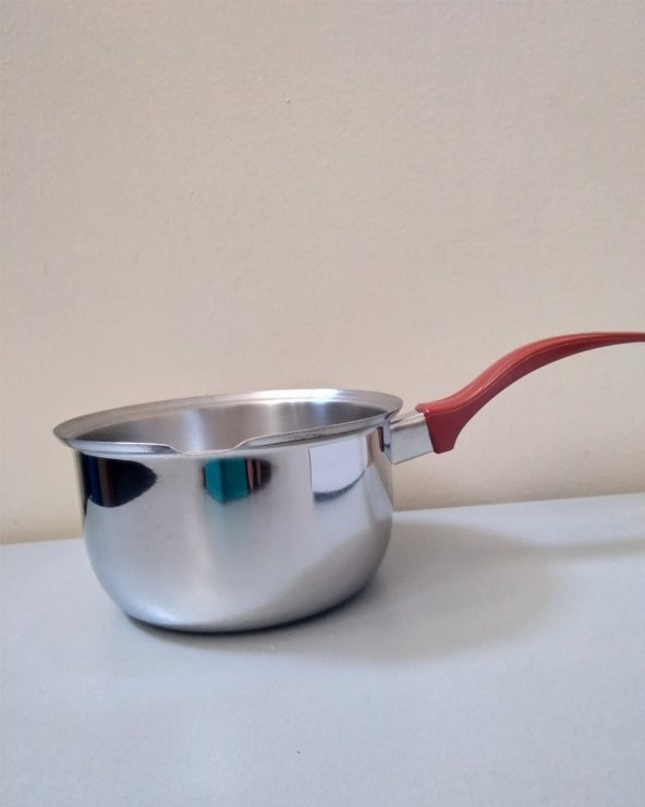 Kaçerola Paslanmaz Çelik Sos Tenceresi, Süt Kaynatma Cezvesi, Yumurta Haşlama Kabı-17 cm ürün görseli 1