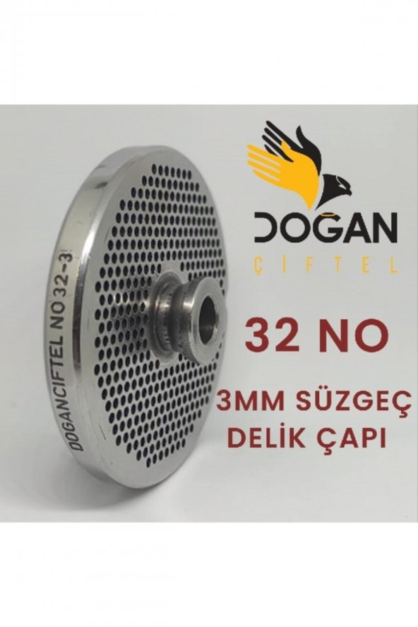 Doğan Çiftel Kıyma Makinesi Aynası No: 32/3 mm İnce Et Çekimi ürün görseli 1