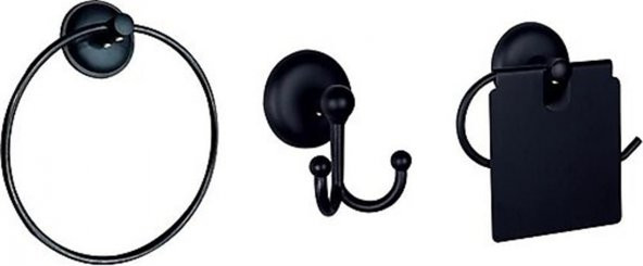 MAXİFLOW SARMAŞIK SERİSİ ÜÇLÜ BANYO AKSESUAR SETİ 28873 ürün görseli 1