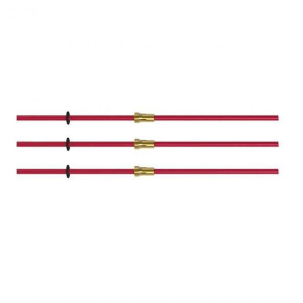GM0715 KIRMIZI TEFLON SPIRAL 3,5 M 1.0-1.2MM BAKIR TERMINAL ürün görseli 1