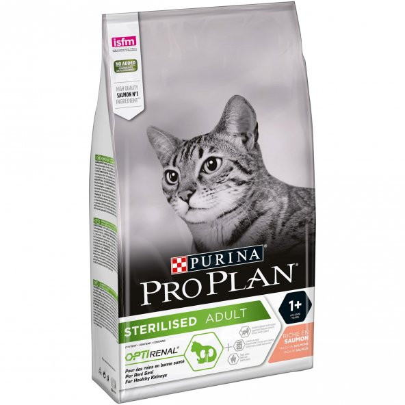 Pro Plan Sterilised Somonlu Kısır Yetişkin Kedi Maması 10 KG ürün görseli 1