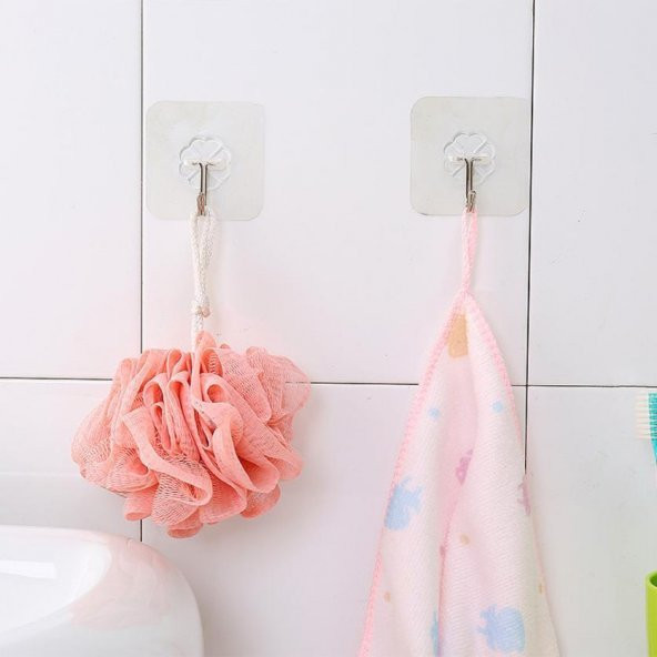3B Trend Kendinden Yapışkanlı Şeffaf Askı 5 li Set - Resim 11