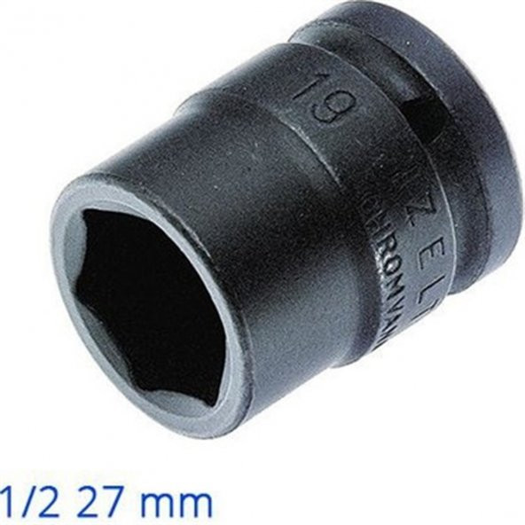 İZELTAŞ ALTI KÖŞE HAVALI LOKMA ANAHTAR 27 MM 1/2 ürün görseli 1