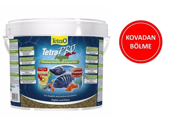 Tetra Pro Algae Vegetable Cips Balık Yemi ( Kovadan Bölme ) 50 GR ürün görseli 1