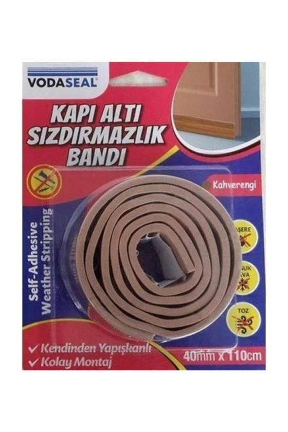 VODASEAL KAPI ALTI SIZDIRMAZLIK BANDI 40 MM 110 CM KAHVERENGİ NM 78 3300 ürün görseli 1