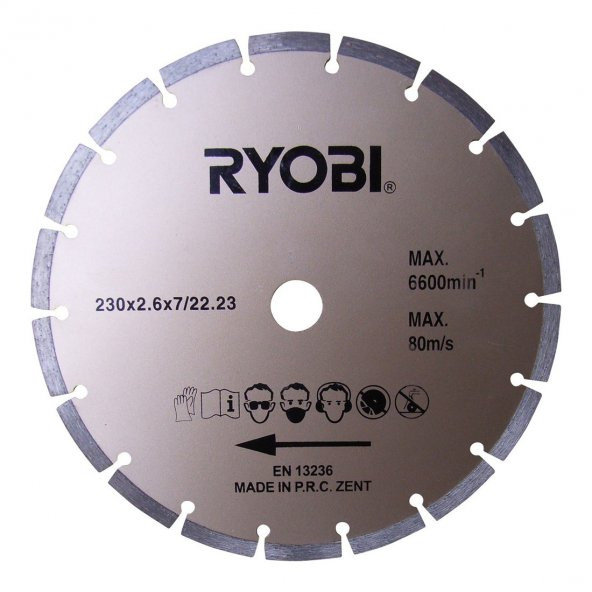 RYOBİ AGDD230A1 ELMAS TESTERE 1X230MM ürün görseli 1