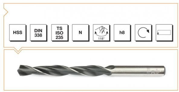 MATKAP UC 11 mm MAKİNA TAKIM END. DIN 338 HADDELİ SİLİNDİRİK SAPLI ürün görseli 1