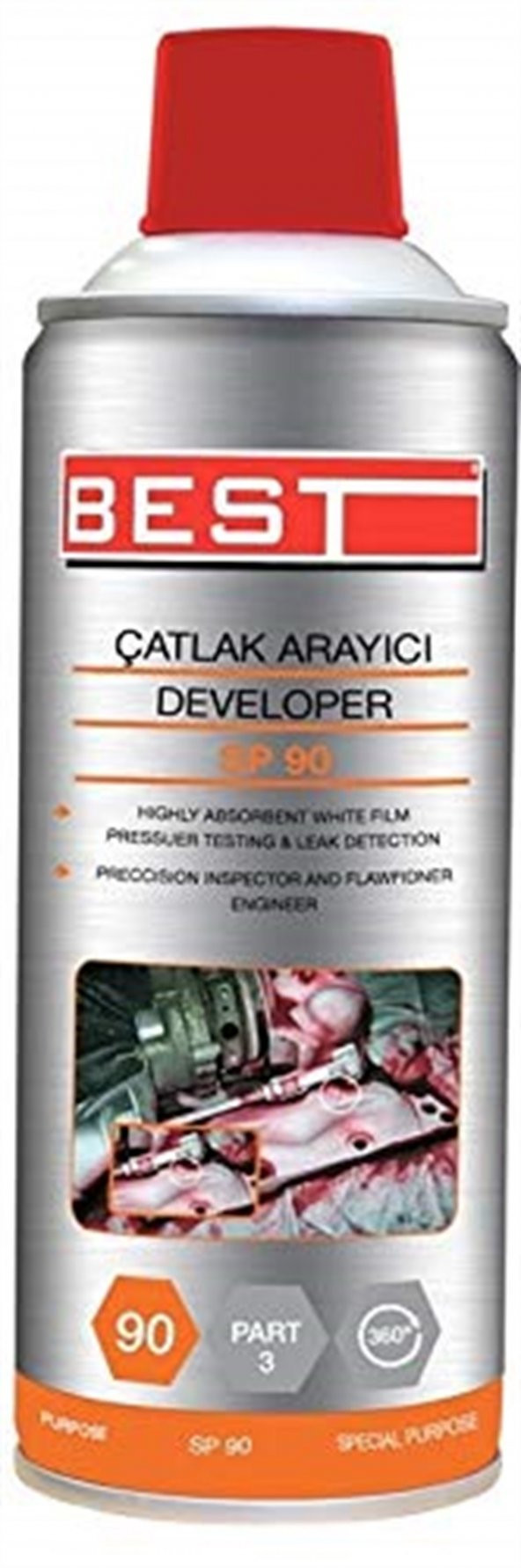 BEST SP 90 ÇATLAK ARAYICI DEVELOPER 500 ML ürün görseli 1