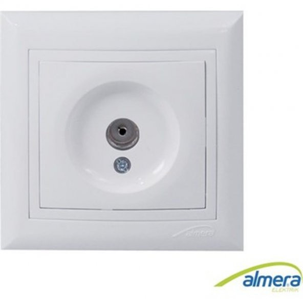 ALMERA BEYAZ TV ANTEN PRİZİ ürün görseli 1