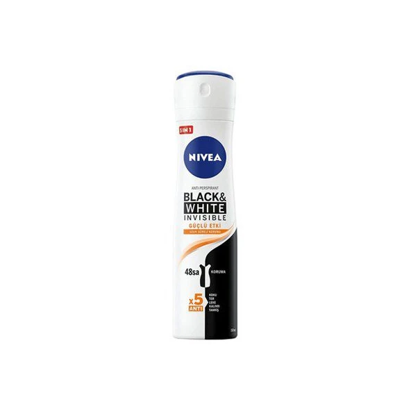 Nivea Kadın Deodorant Black White İnvisible Güçlü Etki 150 ml ürün görseli 1