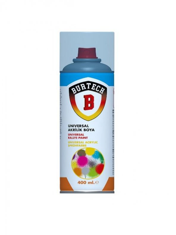 BURTECH RAL-7035 UNİVERSAL SPREY BOYA AÇIK GRİ 400 ML ürün görseli 1