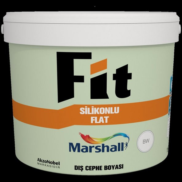 FİT SİLİKONLU FLAT BW BAZ DIŞ CEPHE BOYASI 7,5 LT ürün görseli 1
