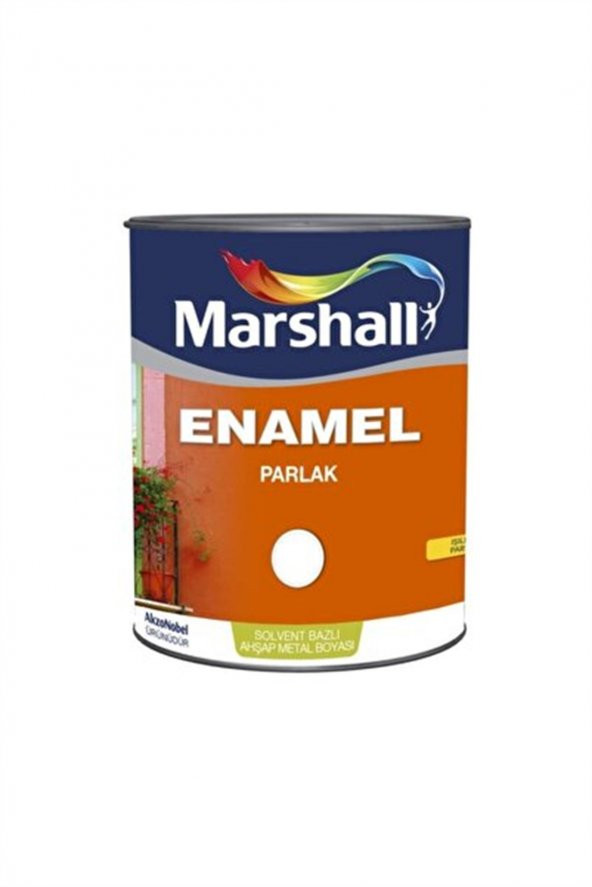 ENAMEL SOLVENT BAZLI AHŞAP-METAL BOYASI PARLAK BAYRAK KIRMIZI 0,75LT ürün görseli 1