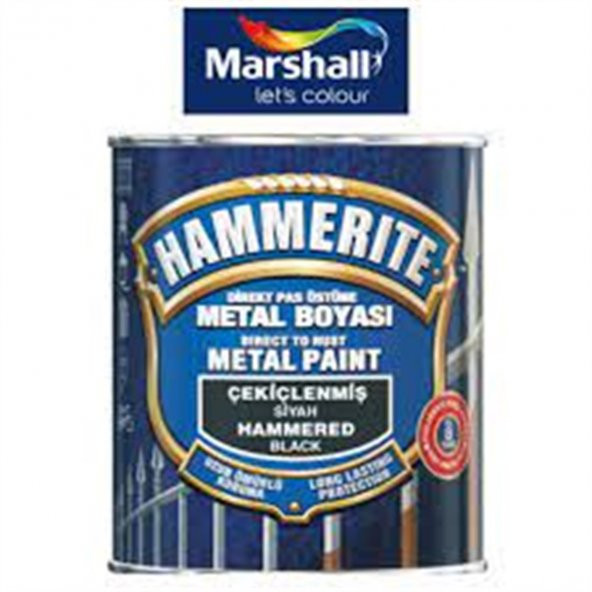 HAMMERİTE METAL BOYASI DÜZ MAVİ 0,75 LT ürün görseli 1