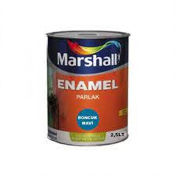 ENAMEL SOLVENT BAZLI AHŞAP-METAL BOYASI PARLAK BONCUK MAVİ 2,50LT ürün görseli 1