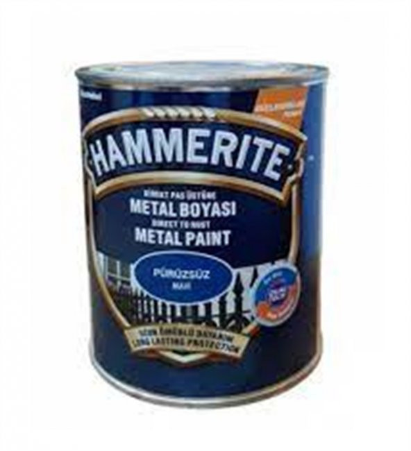 HAMMERİTE METAL BOYASI DÜZ MAVİ 2,5 LT ürün görseli 1