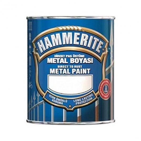 HAMMERİTE METAL BOYASI DÜZ GRİ 0,75 LT ürün görseli 1