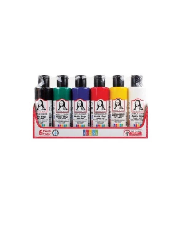 MONALİSA AKRİLİK BOYA 6*70 ML ürün görseli 1