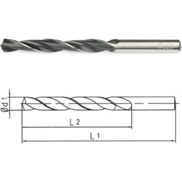 MATKAP UC 7.5 mm MAKİNA TAKIM END. DIN 338 HADDELİ SİLİNDİRİK SAPLI ürün görseli 1